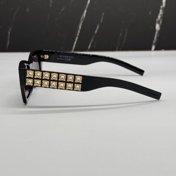 NEW GV40077I 01A GIVENCHY WOMEN SUNGLASSES BLACK EYEWEAR GIVENCHY - Picture 6 of 10